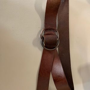 GAP leather belt.  Size 6-8